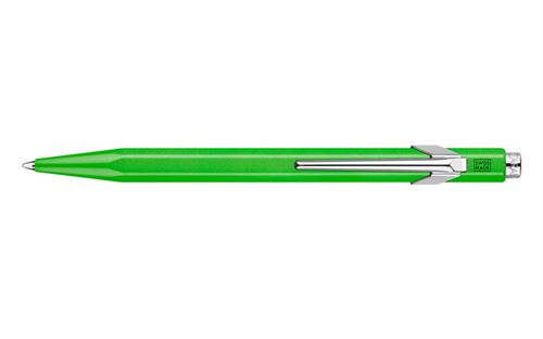 Stylo bille 849 Popline vert fluo - Caran d'Ache