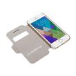 Coque à rabat tactile Moshi SenseCover pour iPhone 5 & 5s, Titane Brossé