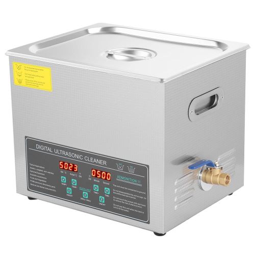 10L Machine de nettoyage de décapant ultrasonique de Digital de la fréquence double d'acier inoxydable UK Prise 220V