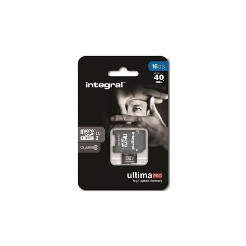 Carte Sdhc Integral Microsdhc 16 Gbcl 10