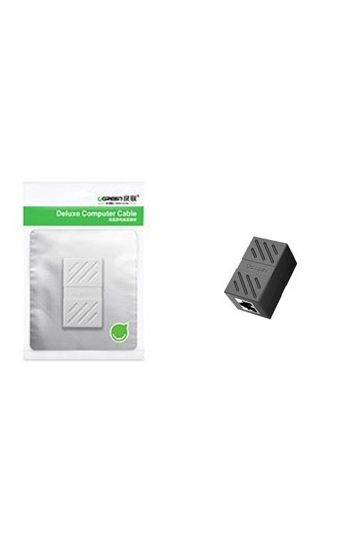 Coupleur RJ45 Ethernet CAT 7 Connecteur Réseau Adaptateur Femelle à Femelle Blindé 8P8C (Noir)