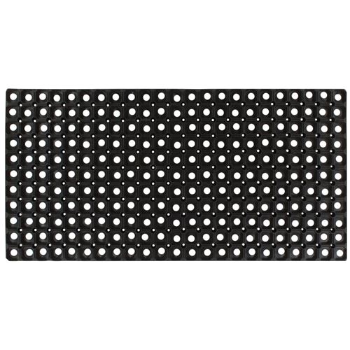 vidaXL Rubbermatten 16 mm 50x100 cm 2 st