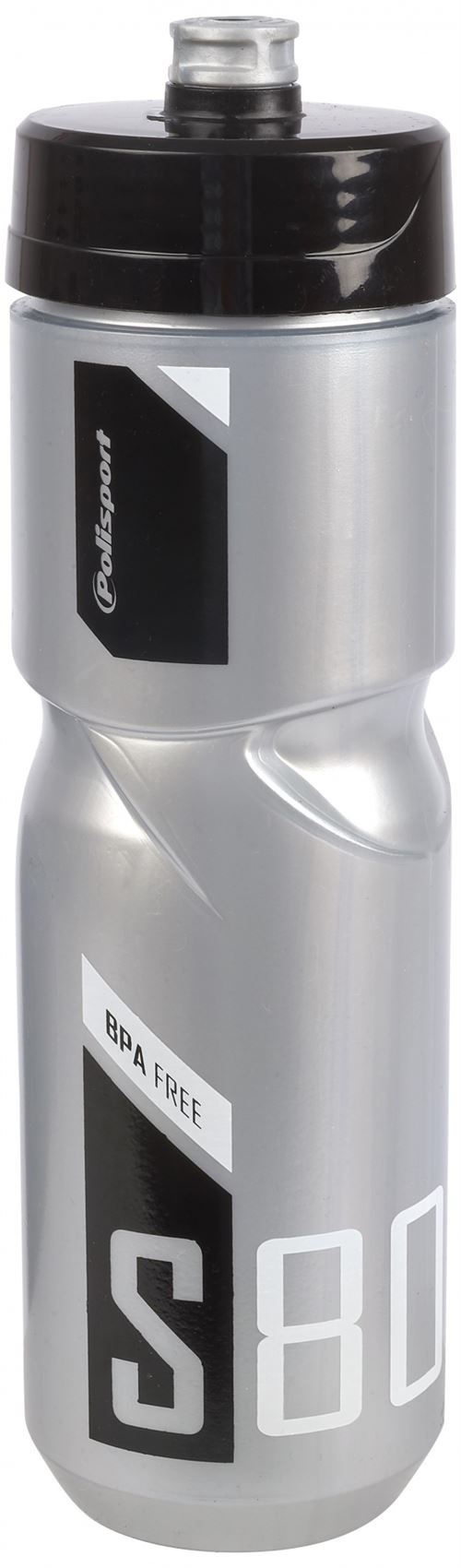 Polisport bouteille 800 ml argent
