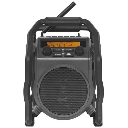 PerfectPro DAB+ Baustellenradio UBOX 400R AUX, DAB+, UKW, Bluetooth® spritzwassergeschützt, staubd