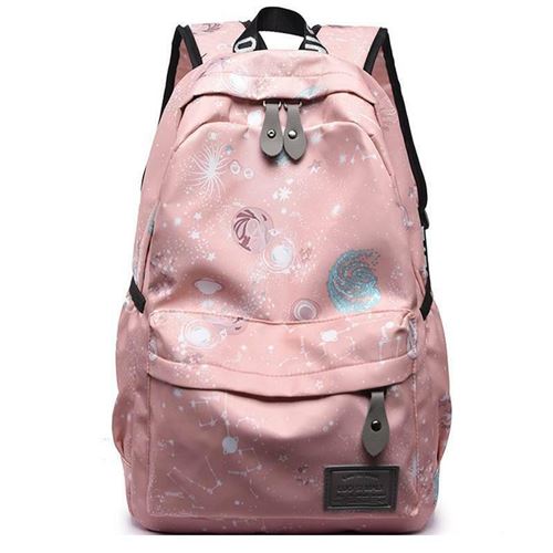 Sacs à Dos à imprimé pour enfants Cartable rétro d'enfant Rose