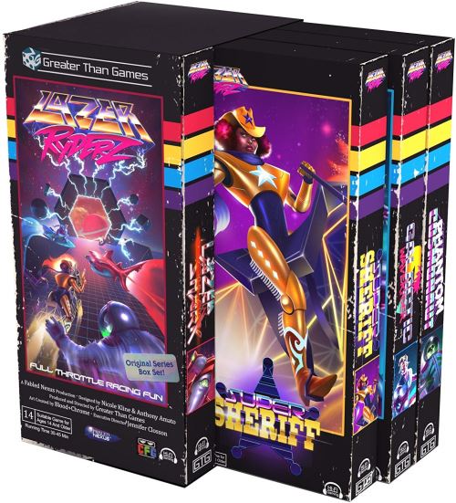 Fabled Nexus Games GTGLAZR Lazer Ryderz (Jeu de cœur), Multicolore