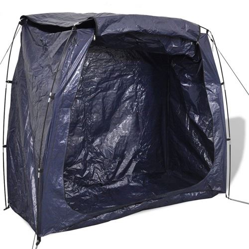 vidaXL Fiets opslagtent 200x80x150 cm blauw