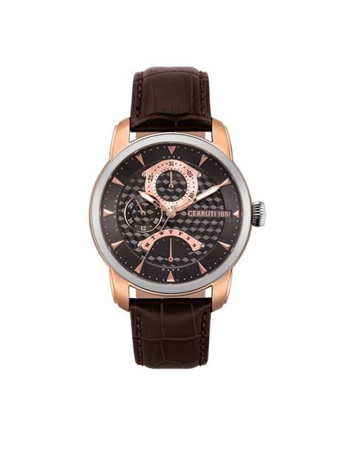 Homme Montres Cra21603 Montre Cerruti Marron Achat 1881 hdCtsQr