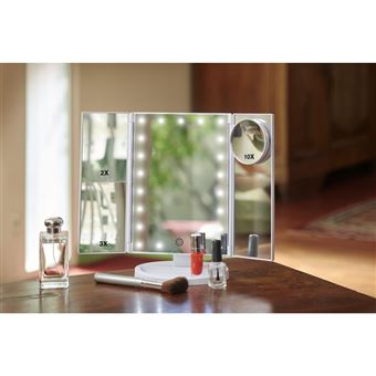 Miroir Grossissant Tripty3 Lumineux Triptyque De Yoghi