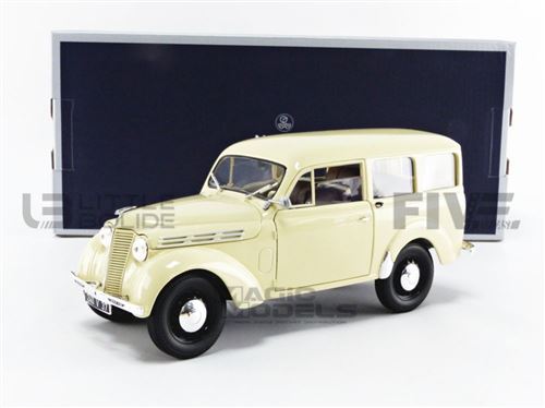 Norev 185260 - Véhicule Miniature - Renault Juvaquatre 1951 - Ivory - Echelle 1:18