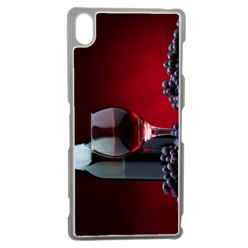 Coque Viticole Vin Raisins Compatible Sony Z3 Transparent