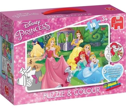 Jumbo coloriage Disney Princess 23 pièces