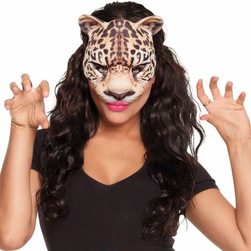 demi-masque léopard