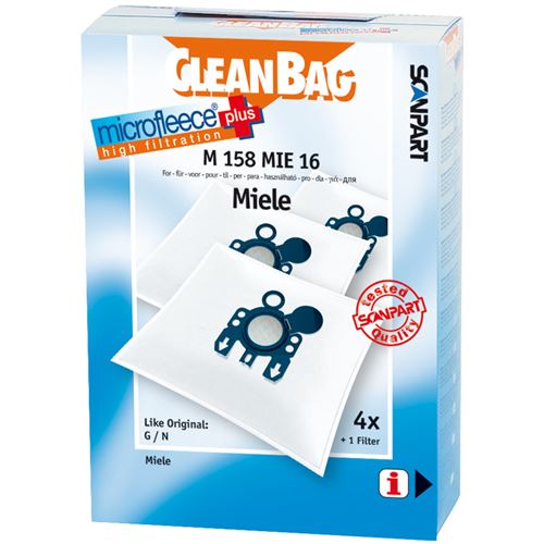 Scanpart M158mie16 Sac en micropolaire Miele G / n Micro En