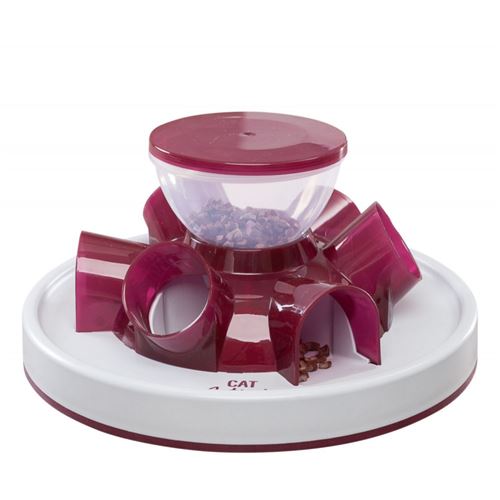 Trixie Cat Activity Tunnel Feeder - Diameter 28cm x H 14cm