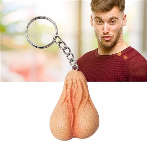 Un porte clés paire de couilles - Porte clef testicules - Gagner force et courage !