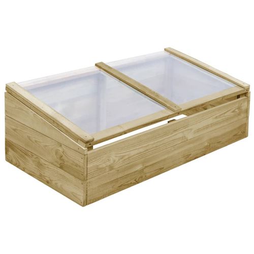 Vidaxl - Serre Bois de pin impr&eacute;gn&eacute; 100x50x35 cm n/a