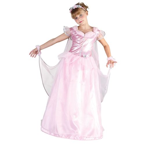 Costume fairy ailes princesse rire et confetti rose taille 9 à 11 ans