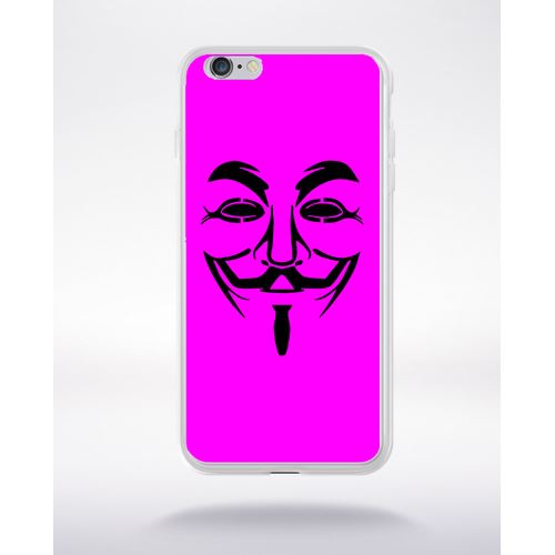 Coque Anonymous Rose Compatible Iphone 6 Transparent