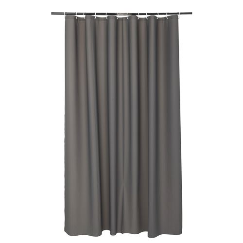 Rideau de douche 180 x 200 cm peva vitamine Anthracite