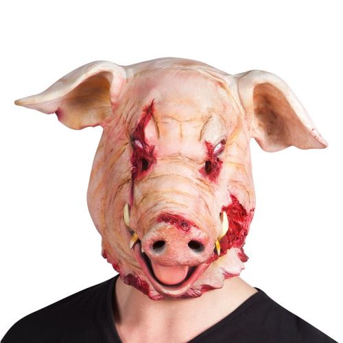masque cochon sanglant latex