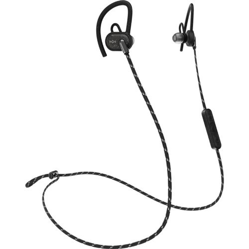 House of Marley Uprise - Écouteurs avec micro - intra-auriculaire - montage sur l'oreille - Bluetooth - sans fil - noir