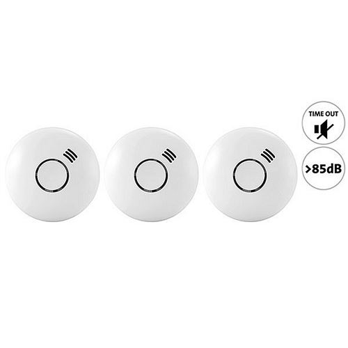 Détecteur de fumée raccordable sans fil Alecto SA-43 3 pièces