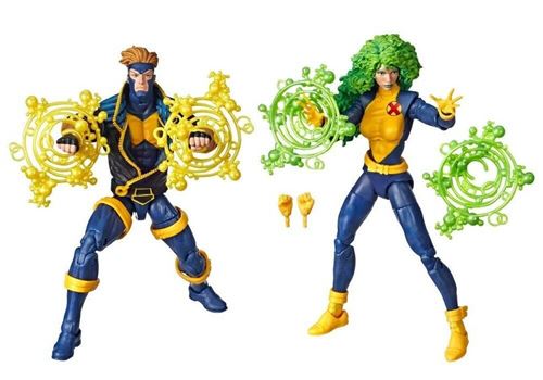 Marvel Legends 80th Anniversary - Pack 2 figurines X-Men Havok & Polaris 15 cm