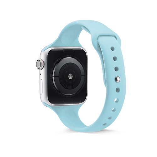 Bracelet sport en silicone pour Apple Watch Series 6/ SE/ 5/ 4 40mm - Bleu clair