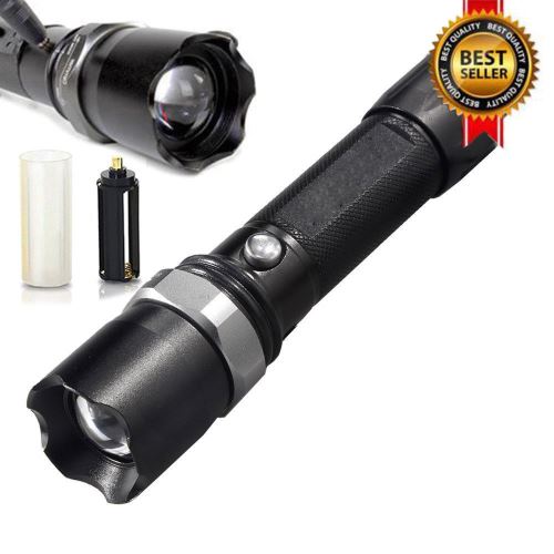 Police Tactical Heavy Duty 3W LED lampe de poche rechargeable