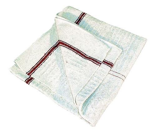 Serpillière gaufrée écrue - Paquet de 10 - Ecru