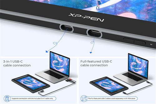 Tablette Graphique XPPen Artist 12 (3ème Génération 2025) - Écran 12 Pouces FHD Avec Molette X-Dial, Stylet X4 16K Niveaux - Pour Dessin Et Design