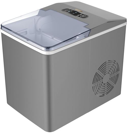 Non Communiqué Gris Hyundai - Machine À Glaçons Capacité : 12 Kg/24 H. Avec Réservoir D'eau De 1,8 L