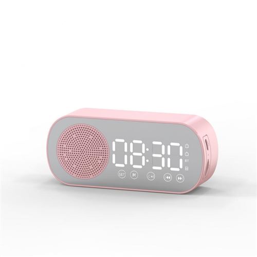 Enceinte Bluetooth Z7 Réveil Portable Rose