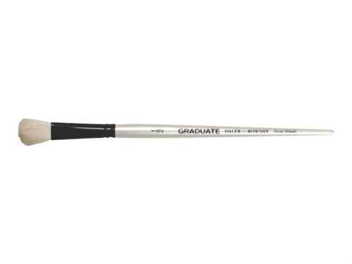 Daler-Rowney Graduate - Pinceau - oval wash - taille : 1/2 - 11.4 x 22.2 mm