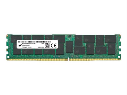 Micron - DDR4 - module - 128 Go - module LRDIMM 288 broches - 3200 MHz / PC4-25600 - CL22 - 1.2 V