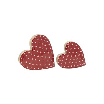 Lot de 3 Coeurs en bos MDF brut à décorer. - Etsy France