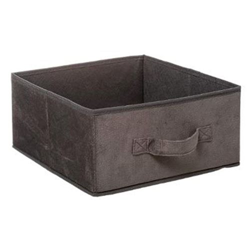 Non Communiqué Gris Five Simply Smart - Boîte De Rangement Velours "Mix N Modul" 31X31cm Foncé