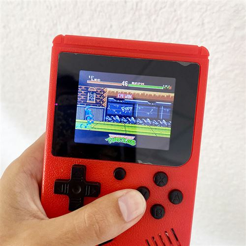 Console Portable Rétro Avec 800 Jeux Préchargés - Écran 3.5 Pouces HD - Double Joueur - Autonomie 3h - Cadeau Noël/anniversaire - 6