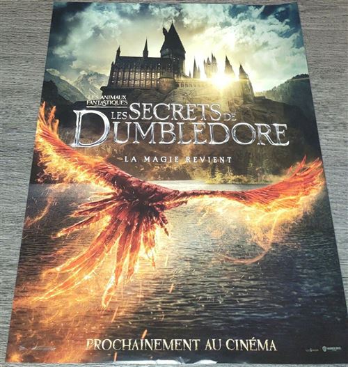 Affiche de Cinéma Originale - Les Animaux Fantastiques - Les Secrets de Dumbledore - 40x60cm