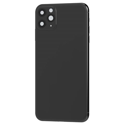 Châssis iPhone 11 Pro Max avec Vitre arrière de remplacement Clappio Gris foncé
