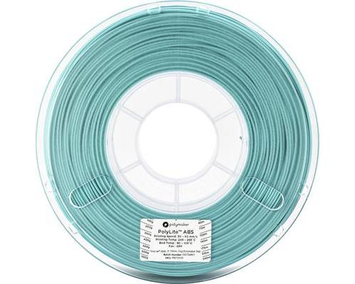 Polymaker 70124 Filament ABS 2.85 mm 1 kg bleu-vert PolyLite
