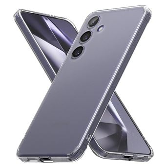 Coque pour Samsung Galaxy S24 Plus 5G - housse etui silicone gel fine + film ecran - TRANSPARENT TPU - htdmobiles - 1