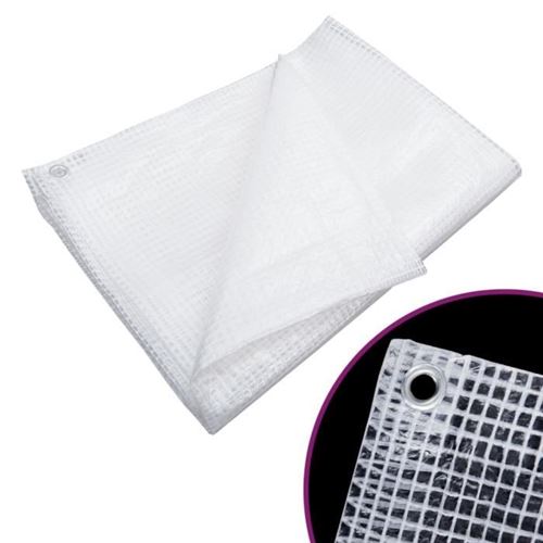 Vidaxl Blanc Bâche De Gaze 140 G/M² 3X3 M - Image 3