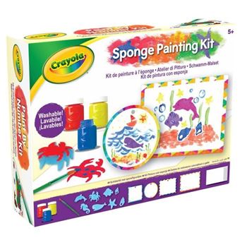 Kit de peinture a l'éponge - Des 5 ans - 1