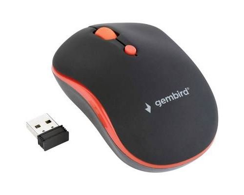 GEMBIRD  Musw-4b-03-r 1600 Dpi Wireless Mouse Noir