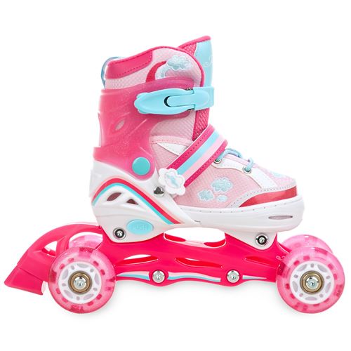 Roller Lia roue LED + patin à roulette + patin à glace + triskate Enfant  Mixte
