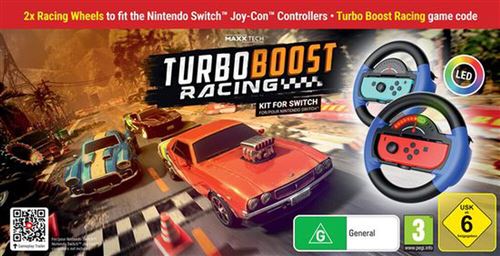 Turbo Booster Racing Kit (volants + Jeu - Code De Téléchargement)