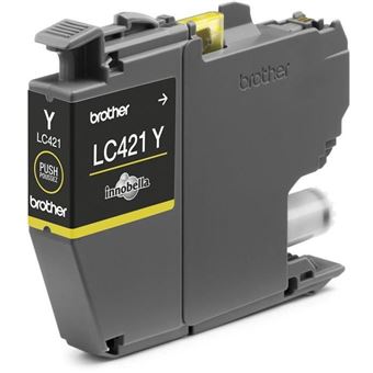 Brother LC421Y - Jaune - original - cartouche d'encre - pour Brother DCP-J1140DW, DCP-J1800DW, MFC-J1010DW, MFC-J1012DW