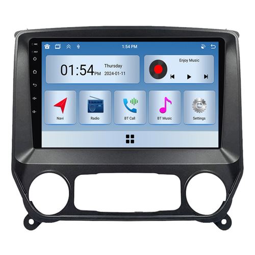 Autoradio RoverOne® Bluetooth CarPlay 2 Din 6Go RAM 128Go ROM pour Chevrolet Colorado 2014-2018